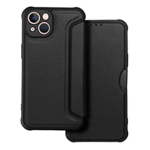 Заредете изображение във визуализатора на галерията – Калъф тип книга RAZOR за iPhone 13 черен