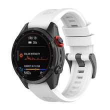 Заредете изображение във визуализатора на галерията – силиконова каишка за GARMIN FENIX 3 / 3HR / 5X / 6X / 6X Pro / 7X / 7X Pro бял (7)