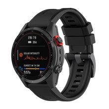 Заредете изображение във визуализатора на галерията – силиконова каишка за GARMIN FENIX 3 / 3HR / 5X / 6X / 6X Pro / 7X / 7X Pro черен (9)