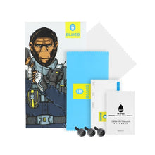 Заредете изображение във визуализатора на галерията – 5D Mr. Monkey Armor камера стъкло (Горещо огъване) - за Samsung Galaxy S24 Ultra черно