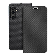 Заредете изображение във визуализатора на галерията – Калъф тип книга LUNA Carbon SAMSUNG S23 FE черен