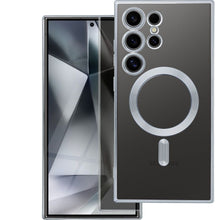 Заредете изображение във визуализатора на галерията – Гръб ELECTRO MAG COVER съвместим с MagSafe за SAMSUNG S24 Ultra сребрист