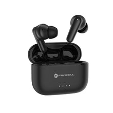 Заредете изображение във визуализатора на галерията – FORCELL F-AUDIO Super Clear Calls безжични слушалки bluetooth TWS ANC + ENC + DONGLE черен