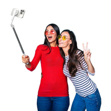 Заредете изображение във визуализатора на галерията – FORCELL F-GRIP MagSelfie S100M selfie stick with wireless control white