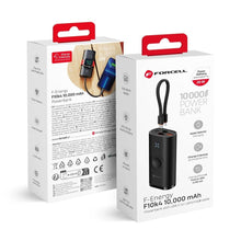 Заредете изображение във визуализатора на галерията – FORCELL F-ENERGY F10K4 powerbank compatible with Apple Watch PD QC3.0 3A 22,5W 10000 mAh black