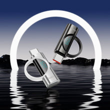 Заредете изображение във визуализатора на галерията – HOCO adapter Type C (male) to Lightning (female) with digital display 3A 60W UA32A black