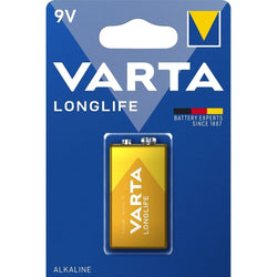 Алкална батерия VARTA 9V (Type 6LR61) Longlife (1 бр.)