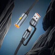 Заредете изображение във визуализатора на галерията – Кабел Hoco USB A / Type C to cigarete lighter UA38B 0,3 m черен