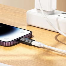 Заредете изображение във визуализатора на галерията – HOCO adapter OTG Lightning (male) to Type C (female) UA36A transparent black