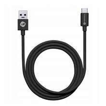 Заредете изображение във визуализатора на галерията – FORCELL C398 кабел USB A към Type C QC3.0 3A TUBE 1 м черен