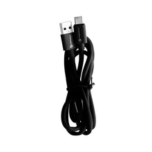 Заредете изображение във визуализатора на галерията – FORCELL C398 кабел USB A към Type C QC3.0 3A TUBE 1 м черен