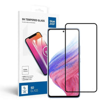 Заредете изображение във визуализатора на галерията – Стъклен протектор Blue Star - SAMSUNG A53 5G Full Face (full glue with frame/small size) - черен Tempered Glass