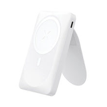 Заредете изображение във визуализатора на галерията – FORCELL F-ENERGY F10K2 MagStand преносима батерия, съвместима с MagSafe PD QC3.0 5A 20W 10 000 mAh бяла