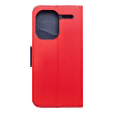 Заредете изображение във визуализатора на галерията – Калъф тип книга FANCY за XIAOMI Redmi Note 13 Pro Plus 5G червен / тъмно син