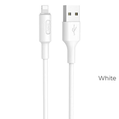 Кабел Hoco USB A to Lightning 2A X25 1 m бял