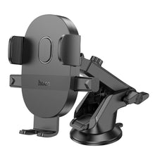 Заредете изображение във визуализатора на галерията – HOCO стойка за кола за предното стъкло / централна конзола H19 черна