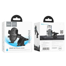 Заредете изображение във визуализатора на галерията – HOCO стойка за кола за предното стъкло / централна конзола H19 черна