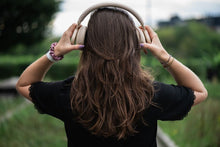Заредете изображение във визуализатора на галерията – FORCELL F-AUDIO Touch Beat безжични слушалки bluetooth ANC розов