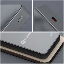 Заредете изображение във визуализатора на галерията – FORCELL F-ENERGY F10K8 Super Slim powerbank compatible with MagSafe PD3.0 QC4.0 15W 10000 mAh grey