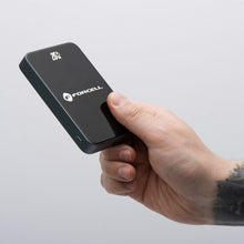 Заредете изображение във визуализатора на галерията – FORCELL F-ENERGY F10K8 Super Slim powerbank compatible with MagSafe PD3.0 QC4.0 15W 10000 mAh black