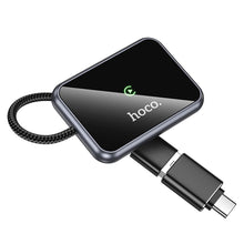Заредете изображение във визуализатора на галерията – Wireless CarPlay adapter Hoco USB A / USB C HU1 black