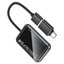 Заредете изображение във визуализатора на галерията – Wireless CarPlay adapter Hoco USB A / USB C HU1 black