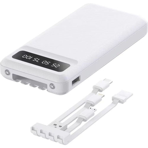 Power Bank PAVAREAL 10 000mah + cable 4in1 PA-G08 white