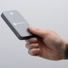 Заредете изображение във визуализатора на галерията – FORCELL F-ENERGY F10K8 Super Slim powerbank compatible with MagSafe PD3.0 QC4.0 15W 10000 mAh grey
