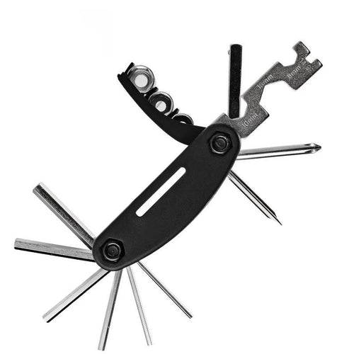 Rockbros GJ1601 16-in-1 multi-tool for bicycle repair - black
