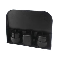 Triple cup holder black