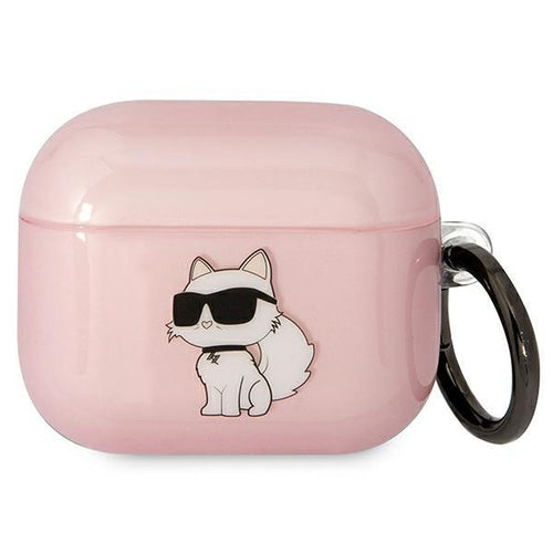 Karl Lagerfeld KLA3HNCHTCP Airpods 3 cover pink/pink Ikonik Choupette