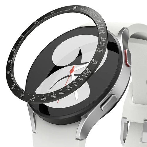 Ringke Bezel Styling Case Frame Envelope Ring Samsung Galaxy Watch 5 40mm / 4 40mm Black (Stainless Steel) (GW4-40-03) - TopMag