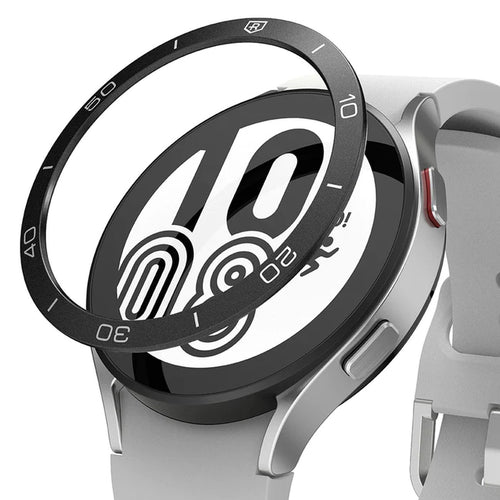 Ringke Bezel Styling Case Frame Envelope Ring Samsung Galaxy Watch 5 40mm / 4 40mm Black (Stainless Steel) (GW4-40-15) - TopMag