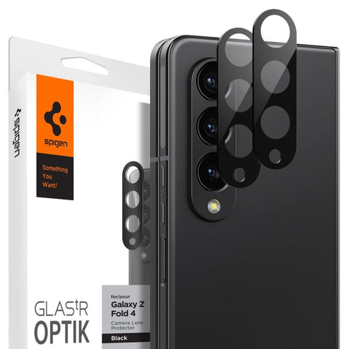 Spigen OPTIK.TR CAMERA PROTECTOR 2-PACK GALAXY WITH FOLD 4 BLACK COVER - TopMag