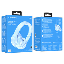 Заредете изображение във визуализатора на галерията – Borofone Headphones BO24 Gratified bluetooth blue
