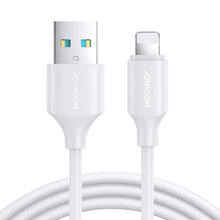 Заредете изображение във визуализатора на галерията – Joyroom USB Charging / Data Cable - Lightning 2.4A 1m White (S-UL012A9) - TopMag
