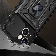 Заредете изображение във визуализатора на галерията – Slide Camera Armor Case for Motorola Moto G73 Black
