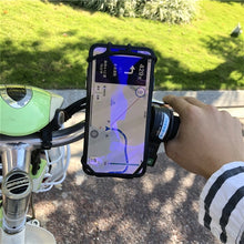 Заредете изображение във визуализатора на галерията – Silicone bicycle phone holder - black
