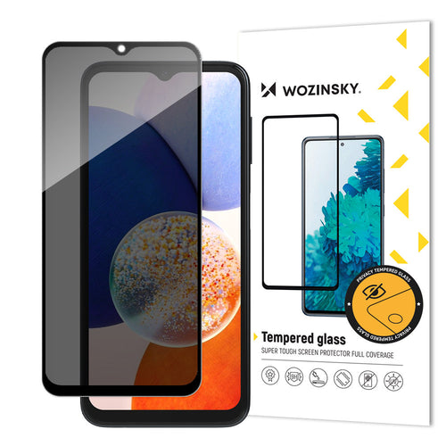 Wozinsky Privacy Glass tempered glass for Samsung Galaxy A23 with Anti Spy privacy filter