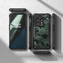 Заредете изображение във визуализатора на галерията – Ringke Fusion X case for OnePlus 11 armored case camo black

