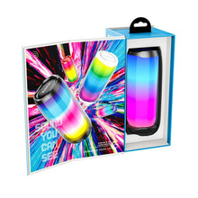 Заредете изображение във визуализатора на галерията – HOCO speaker bluetooth HC8 Pulsating colorful LED sports black
