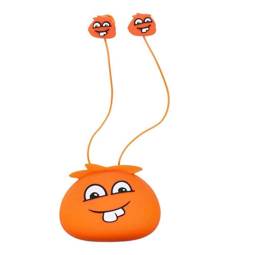 Слушалки jellie monster orange ylfs-01 jack 3,5mm оранжеви - TopMag