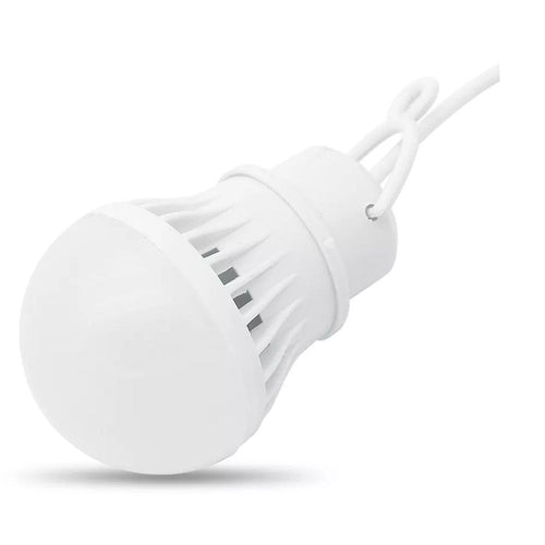 LED bulb to USB white light 5W cable long 1m 350lm
