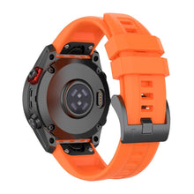 Заредете изображение във визуализатора на галерията – Wristband for smartwatch Garmin FENIX 3 / 3HR / 5X / 6X / 6X PRO / 7X / 7X PRO orange (8)
