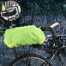 Заредете изображение във визуализатора на галерията – Wozinsky Universal Waterproof Rain Cover for Bike Pannier Bag or Backpack green (WBB5YW) - TopMag
