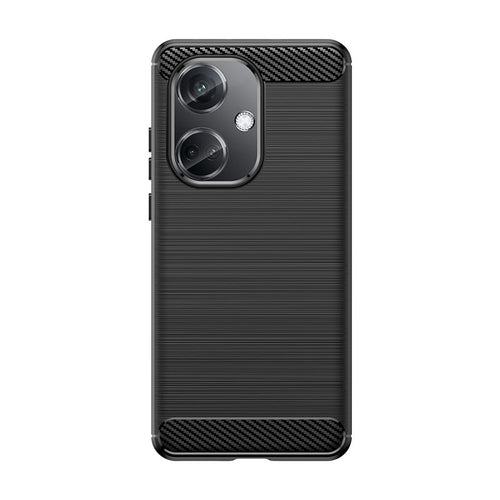 Carbon Case Silicone Case for OnePlus Nord CE3 5G/ Oppo K11 5G - Black