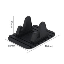 Заредете изображение във визуализатора на галерията – Universal car holder silicone phone stand nano pad black - TopMag
