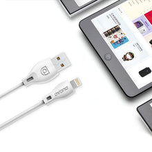 Заредете изображение във визуализатора на галерията – Dudao cable USB / Lightning cable 2.4A 1m white (L4L 1m white) - TopMag
