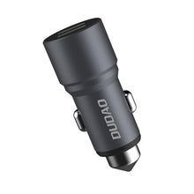 Заредете изображение във визуализатора на галерията – Dudao car charger 2x USB 3.1A gray (R5 gray) - TopMag
