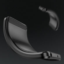 Заредете изображение във визуализатора на галерията – Carbon Case case for Honor Play 40 Plus / Honor X7a flexible silicone carbon cover black
